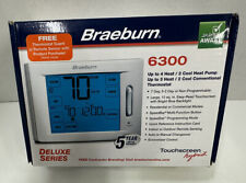 BRAEBURN 6300 Thermostat~Touchscreen Hybrid~7, 5-2 Day or Non-Programmable~NIB picture