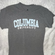 IvySport Columbia University Lions Shirt Gray Size M NCAA College Fan Apparel picture
