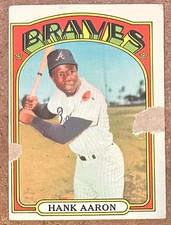 1972 Topps Baseball #299 Hank Aaron picture