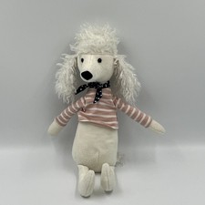 Jellycat Beatnik Buddy Poodle Paris France Puppy Dog Plush Stuffed Animal Toy picture