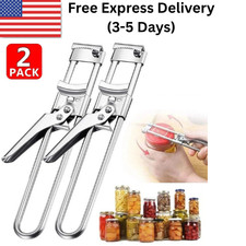 2X Adjustable Multifunctional Stainless Steel Can Opener Jar Lid Gripper Kitchen picture