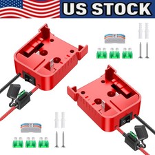 2 Pack 18V Adapter Compatible for Milwaukee M18 Battery DIY Adapter Power Wheels picture