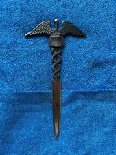 Vintage 1962 Johnson & Johnson Caduceus Letter Opener RX Pharmicist/Dr Accessory picture