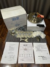 Vintage Airflow Casablanca Homestead Santa Cruz Ceiling Fan NOS (missing parts) picture