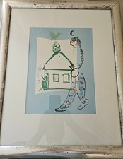 Marc Chagall, The House in My Village, Colour Lithograph picture