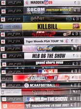 PlayStation Portable PSP Video Games Movies Shows UMD Refurbished Excellent Mint picture