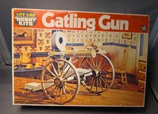 LIFE-LIKE Hobby Kit Gatling Gn Civil War #09693 1/24th NEW Open Box. picture
