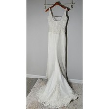 Jasmine Haute Couture Beaded Lace Wedding Dress Ivory Beaded Fit & Flare Train picture