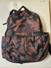 Lululemon Camo Backpack BurgundyBlack/Gray Multi pocket NWOT picture