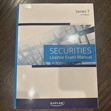 KAPLAN Securities License Exam Manual Series 7 3rd Edition-Brand NEW picture