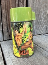 Vintage 1966 Banner Productions Aladdin Tarzan Thermos picture