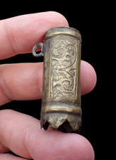 A beautiful decorated Medieval metal detecting find - It's unknown what it is? picture