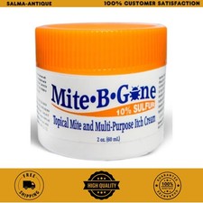 Mite-B-Gone 10% Sulfur Cream Relief from Mites, Insect Bites, Acne, Fungus picture