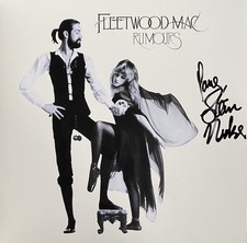 STEVIE NICKS AUTOGRAPHED SIGNED FLEETWOOD MAC RUMOURS VINYL picture
