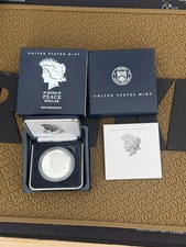 2024-S PROOF PEACE Silver Dollar  - SAN FRANCISCO WITH BOX/COA  - 24XL picture