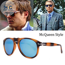 New Vintage Classic Celebrity Sunglases Aviation Steve Mcqueen Style Polarized picture