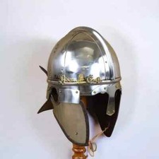 Medieval Late Roman Helmet Intercisa Helmet 18G Steel LARP Battle For Cosplay picture