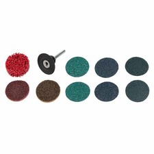 Milwaukee 49-92-9000 10pc 2in Quick Change Disc Kit for Die Grinders picture