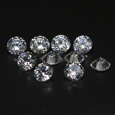 Natural 9.50 Ct Certified DE Color VVS1 Clarity 6.50 MM Round Diamond 10 Pcs Lot picture