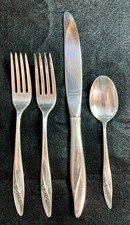 Gorham Blithe Spirit sterling silver 4-piece place setting, no mono, c.1959 picture