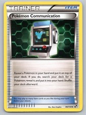 2011 POKEMON BLACK & WHITE POKEMON COMMUNICATION 99/114 UC NM A103402 FREE S&H picture