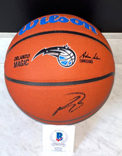 PAOLO BANCHERO SIGNED ORLANDO MAGIC LOGO BASKETBALL DUKE BLUE DEVILS BAS picture
