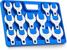 Orion Motor Tech 14pc Jumbo Crowfoot Wrench Set, Metric Crows Foot Wrench Set fo picture