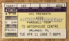 KISS 2000 FAREWELL TOUR ORLANDO GENE SIMMONS ACE FREHLEY PETER CRISS WATERHOUSE picture