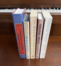 Virginia Woolf Book Lot of 5 Biography Journals Hogarth Press Criticism HC & PB picture