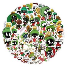 Marvin the Martian Cartoon Themed Set of 50 Assorted Stickers Decal Set picture