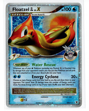 2009 Pokemon Platinum Rising Rivals Floatzel GL LV.X Holo Rare #104 picture
