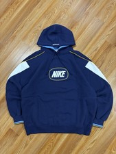Sz M - Supreme x Nike Hooded Sweatshirt (Navy) FW26 Piping Sportswear Hoodie picture