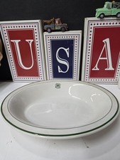 Vintage Forest Service Oval Tepco Large China Bowl 12 X 9-1/4 picture