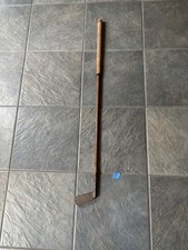 Antique T. Stewart St Andrews Hickory Shaft Iron Pipe Mark RH Vintage Golf Club picture