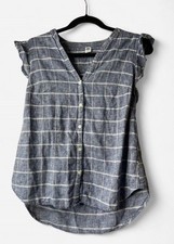 Old Navy Sleeveless Ruffle-Trim Plaid Top picture