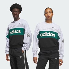 adidas men ORIGINALS VARSITY CREWNECK Sweatshirt picture