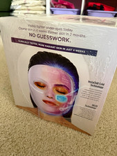 Shark CryoGlow LED Face Mask w/ Cooling Light Therapy for Acne & Wrinkles White picture