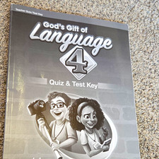 Abeka God's Gift of Language 4 Quiz & Test Key Teacher's Edition picture