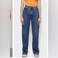 NWT AGolde Criss Cross Straight Range size 27 picture