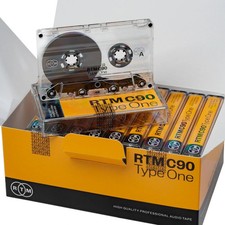 RTM Blank Audio Cassettes C90 Studio Quality Analog Recording - Pack of 10 picture