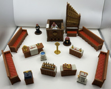 Church/Cathedral Furniture Set for Tabletop Gaming - Unpainted picture