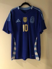 NWT Adidas Argentina 24/25 Authentic Away World Cup Soccer Jersey Men picture