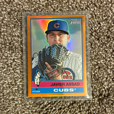 Topps 2025 Heritage Javier Assad #123 Chrome Gold Border numbered to 25 18/25￼ picture
