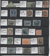 GB QV Newfoundland Lot SG2 to SG55 inc 3d Triangle 5c & 10c Black 12c SG28 24c picture