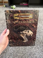 Monster Manual 3 : Dungeons and Dragons 3.5 D20 (2003, Hardcover) 1st Print picture