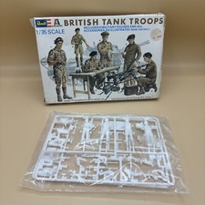 Vintage Revell/Italeri British Tank Troops Model Kit. 1976 H2129 Sealed Parts picture