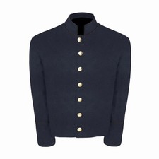 US Civil War CS Single Breast Shell jacket Plain Richmond Grey Size 48 picture
