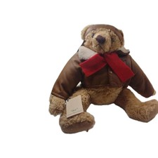 Texaco's Flying Pioneer Ace tag missing goggles 1998 Brown Bear aviation vtg 15