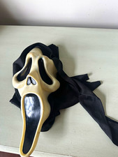Vintage scream ghost face mask EU stamp glow in dark fun world 9206WAL picture
