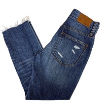 Madewell The Perfect Summer Jean Women's Size 24 Distressed High Rise Raw Hem picture